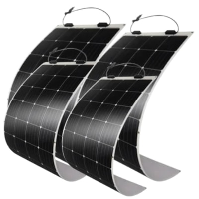 Kit 4 Placas Flexível 250W Monocristalino Topcon ERA Solar - FLEX250MD