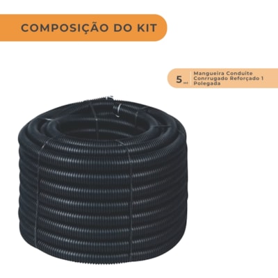 Conduite Corrugado Reforçado 3/4 Polegada - HeliFlex