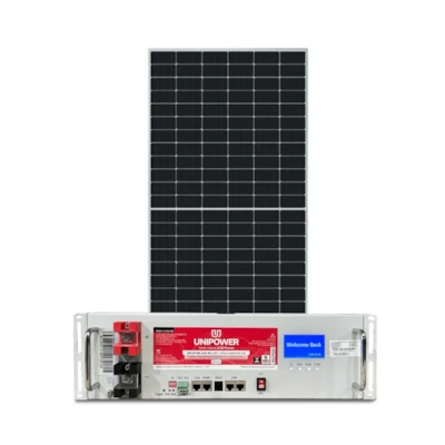 Kit Bateria de Lítio 150Ah 48V Unipower UPLFP48 3U c/ Display com 1 Placa 585W