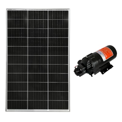 Kit Bomba de Superfície Seaflo 12V 70M com Placa Solar