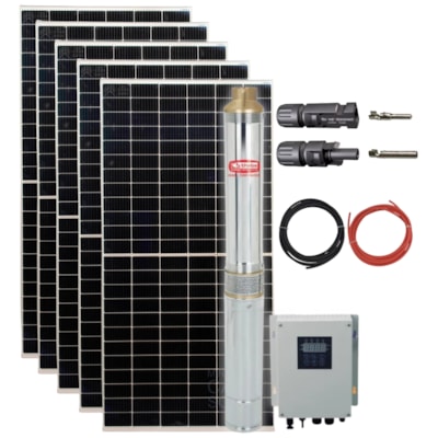 Kit Bomba Ebara 3BPS2 ce 23 1500W Ebara Com Painel Solar 465w Resun