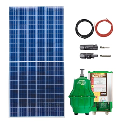 Kit Bomba Solar Anauger R100 com Painel Solar 340w Reservatório