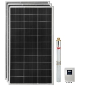 Kit Bomba Solar Ebara Até 3000l/h 32MCA 300W 24V