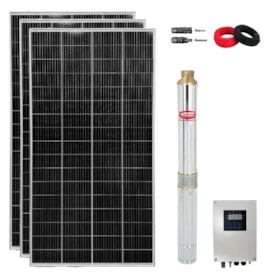 Kit Bomba Solar Ebara Até 5300l/h 83MCA 750W 96V