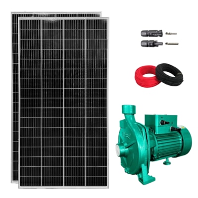 Kit Bomba Solar Periférica Ebara Até 7800l/h 28MCA 620W 76V