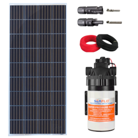 Kit Bomba Solar Pressurizada Seaflo 408L/h a 360L/h