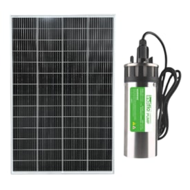 Kit Bomba Solar Submersa até 70MCA 390L/hora 24V Indflo
