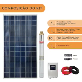 Segunda imagem do produto Kit Bombeamento para Fazendas Ebara até 30mca ou 2700 L/h