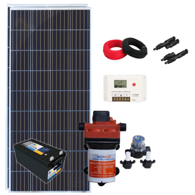 Kit Bombeamento Piscicultura Seaflo 41MCA com Bateria Moura