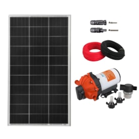 Kit Bombeamento Solar 160W com Bomba Seaflo 396 a 708L/hora