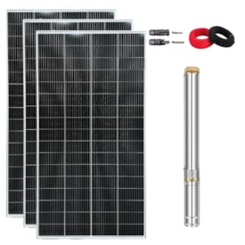 Kit Bombeamento Solar 3.960W/dia Lepono 750W 98MCA