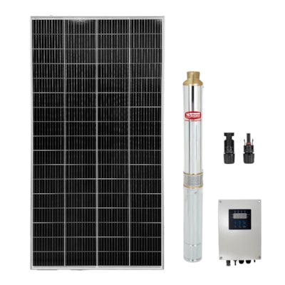Kit Bombeamento Solar 300W 24V 35MCA Ebara 3SBPS2-5