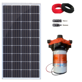 Kit Bombeamento Solar 300W Resun Bomba Seaflo 42MCA