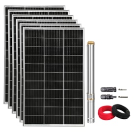Kit Bombeamento Solar 750W 98MCA 3200L/h Lepono