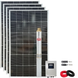 Kit Bombeamento Solar Até 3400 litros/hora 84MCA 600W 48V Ebara