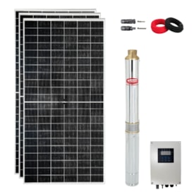Kit Bombeamento Solar Até 3800l/h 126MCA 750W 96V Ebara