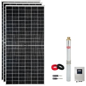 Kit Bombeamento Solar Até 5300l/h 83MCA 750W 96V Ebara