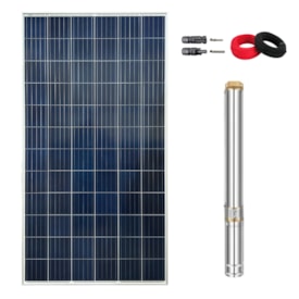 Kit Bombeamento Solar Lepono 270W até 33mca ou 2800L/h