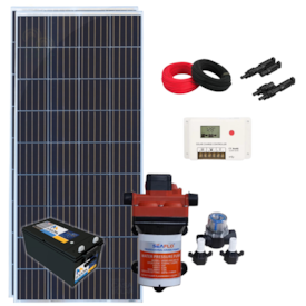 Kit Bombeamento Solar para Cervejaria Seaflo 41MCA com Bateria Moura