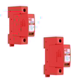 Kit C/ 2 Protetor de Surto DPS CA 275V 20kA Clamper Front