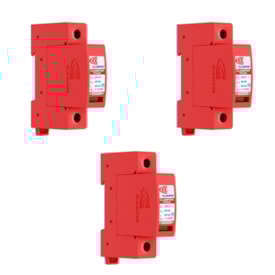 Kit C/ 3 Protetor de Surto Monopolar DPS 275V 45kA Clamper