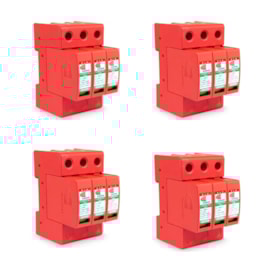 Kit C/ 4 Protetor de Surto Solar DPS 1040V 40kA Clamper