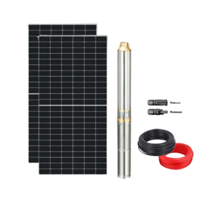 Kit Completo Bomba Solar Bomba Solar Submersa 750W 98MCA 3200L/h Lepono