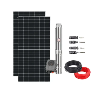 Kit Completo Bomba Submersa Solar 1100W 110V 123MCA Lepono