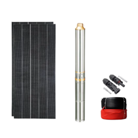 Kit Completo Bomba Submersa Solar 580W 72V 62MCA 