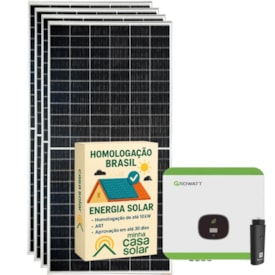 Kit Energia Solar 300kwh Mês com Homologação Brasil