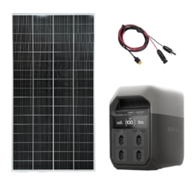 Kit Estação de Energia Ecoflow Delta 3 127V 1800W com Painel 340W
