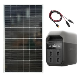 Kit Estação Energia Delta 3 PLUS 220V + Painel Solar 155w
