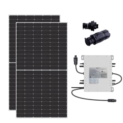 Kit Gerador Solar 120,75kWh/mês Microinversor Deye 2,0kW