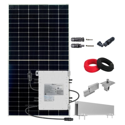 Kit Gerador Solar 235,2 kwh/mês Microinversor Deye 2,0kw Metálico