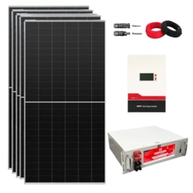 Kit Off-Grid Canadian 9760W/dia com Bateria de Lítio 100Ah
