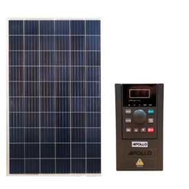 Kit Painel 280W Com Inversor/Driver de conversão Bomba Comum CA Trifásica 220V de 1CV a 3CV