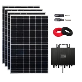 Kit Painel Canadian 435W Monocristalino Microinversor Techpower 2kW 220V