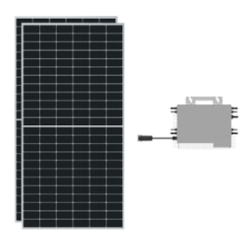 Kit Painel Solar 140kWh/mês Microinversor Deye 2,25kW 220V