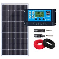 Kit Painel Solar 150w/155w Com Controlador 30A Sun21