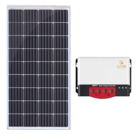 Kit Painel Solar 155w Com Controlador MPPT 20A 12V Placa