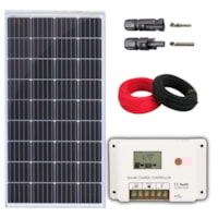 Kit Painel Solar 155W Resun Controlador SRNE 20A PWM 12V/24V Kit Painel Solar 155W Resun Controlador SRNE 20A PWM 12V/24V