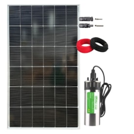 Kit Painel Solar 160W com Bomba Submersa 70metros