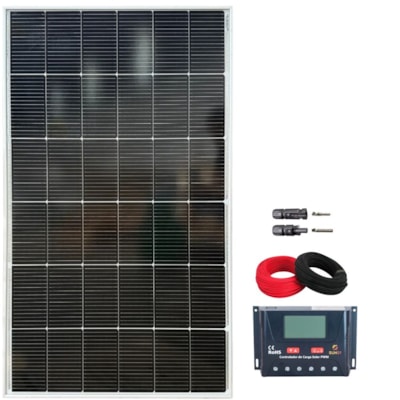 Kit Painel Solar 160W com Controlador de Carga 60A PWM Sun21