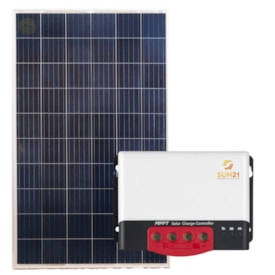Kit Painel Solar 280w Controlador MPPT 40A Sun21