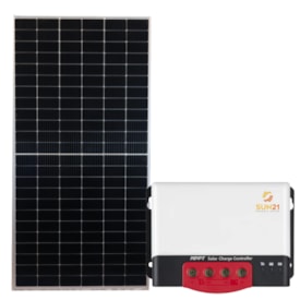 Kit Painel Solar 550w Com Controlador MPPT 40A 24V