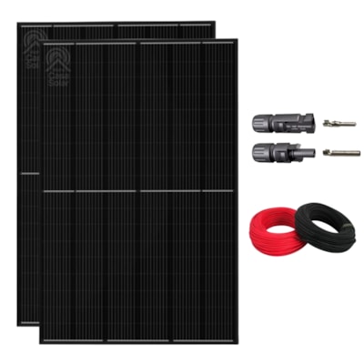 Kit Painel Solar 810W Monocristalino Sunova MC4 e Cabos