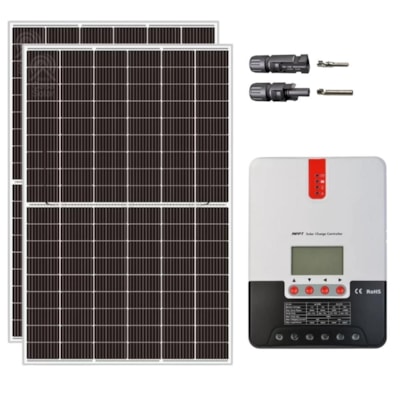Kit Painel Solar 810W Trina com Controlador MPPT 40A Sun21 24V