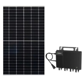 Kit Painel Solar Monocristalino 435W Canadian com Microinversor Growatt 220V