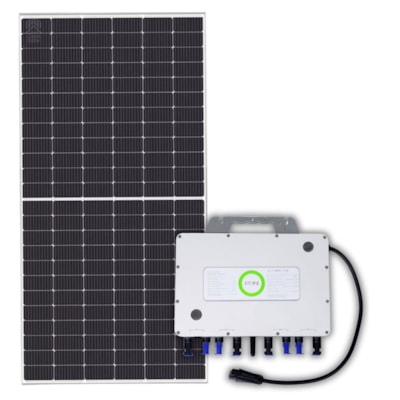 Kit Painel Solar Monocristalino 555W Canadian com Microinversor SAJ 2,25kW 220V