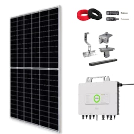 Kit Painel Solar Residencial 936kW/mês Inversor SAJ 220V